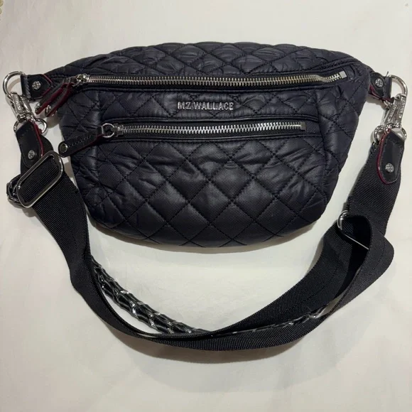 MZ Wallace Black Small Crosby Crossbody Sling Bag - Picture 1 of 4